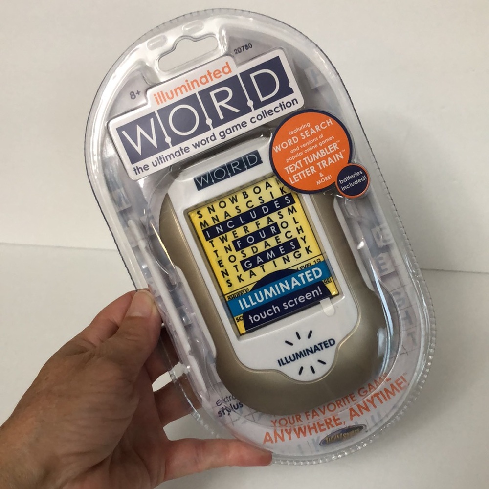 2007 Techno Source Pocket-Sized ILLUMINATED WORD Touch Screen Word Game New